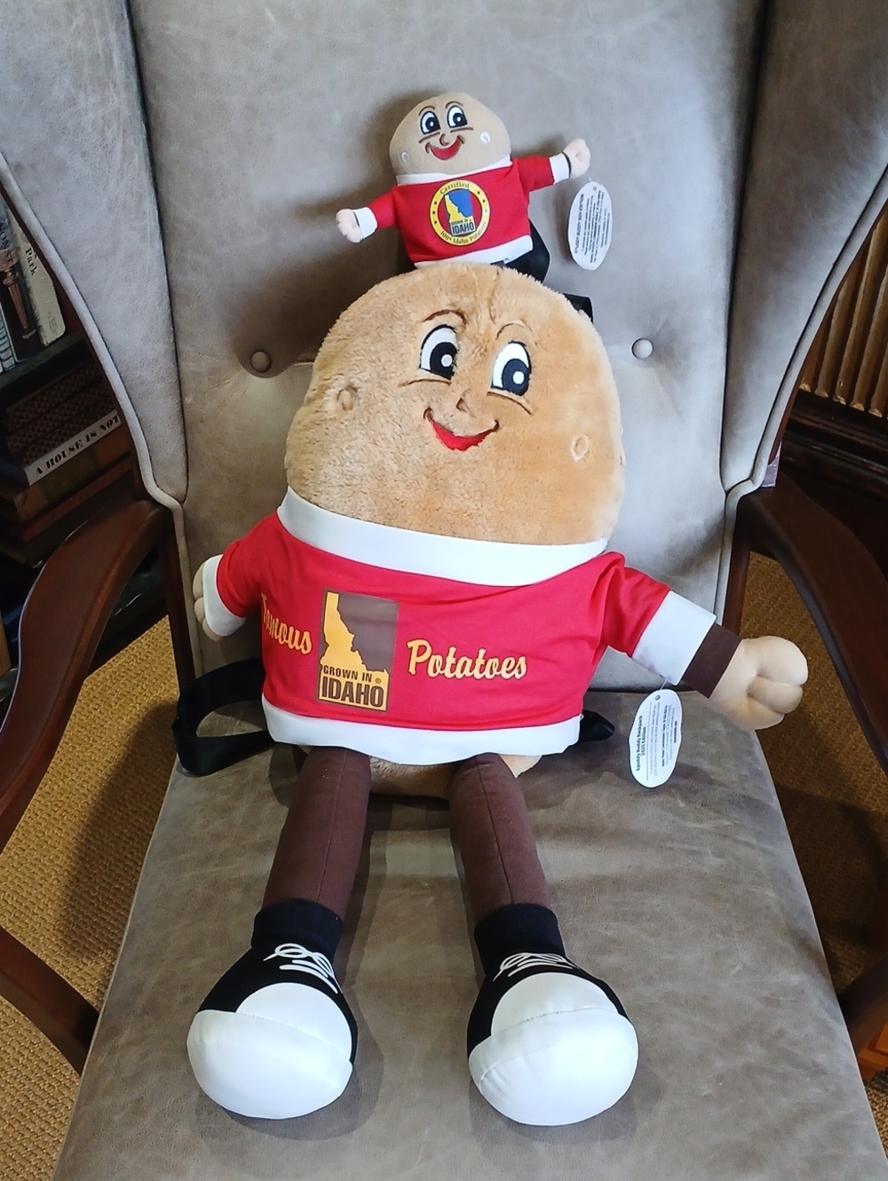 NWT Spuddy Buddy Plush Backpack 2025 & Mini Spuddy Buddy Beanie Plush - Picture 7 of 13
